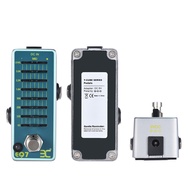 Btuty เอฟเฟกต์กีตาร์ EQ7อีควอไลเซอร์แบบเหยียบ7-Band EQ เปลือกโลหะแบบทแท้บายพาส