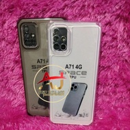 Softcase Casing Samsung A71 4G Silicone Casing Transparent TPU SPACE Camera Protector