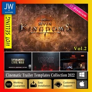 37 Premium Cinematic Trailer Templates Collection 2022 + Tutorial for After Effects Volume 2 (Crazy 