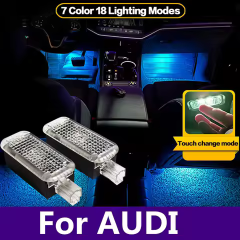 LED Car Interior Footwell Light Atmosphere Lamp Accessories For AUDI A1 A4 B7 B8 B9 A5 A3 8P A6 C6 C