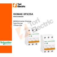 SCHNEIDER MCB DOMAE DOMAE-3PX25A 3 PHASE 25A