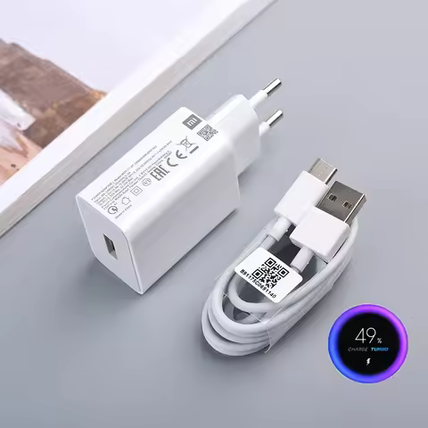 Xiaomi MDY-11-EP 22.5W Fast Charger EU QC 3.0 Quick Charge Adapter USB Type C Cable For MI 9se 10 Li