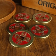 [Quick Shipment] Pure Copper Five Emperor Coins Ornaments Kangxi Qianlong Shunzhi Emperor Zhenku Cop