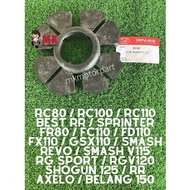 Hub Rubber RC80 RC100 RC110 Best RR Sprinter FR80 FC110 FD110 FX110 GSX110 Smash V115 Revo RG RGV Sh