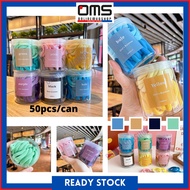 【Ready Stock】50pcs Hair Band Hair Tie Colorful Korean Style Elasticity  Beauty Accessories Pengikat 