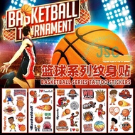 Basketball Theme Temporary Tattoo Sticker Basketball 3 Vs 3 Games Fan Party Tattoo Sticker Waterproo