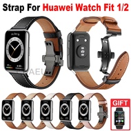 Leather Strap Band Bracelet for Huawei Watch Fit 2 / Huawei Watch Fit Special Edition