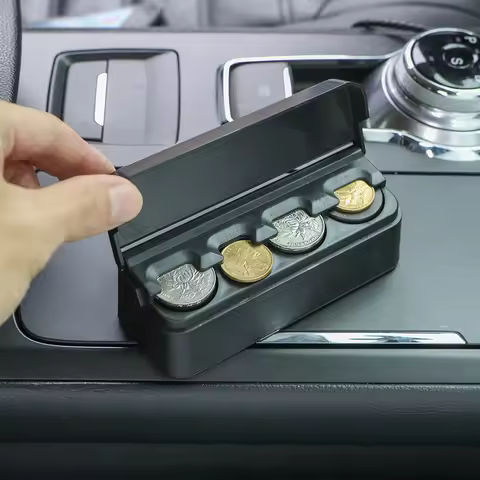 Car Coin Case Storage Box Holder Container for Audi Sline S Line A3 A4 A5 A6 Q2 Q3 Q5 Q7 S6 S7 S8 S5