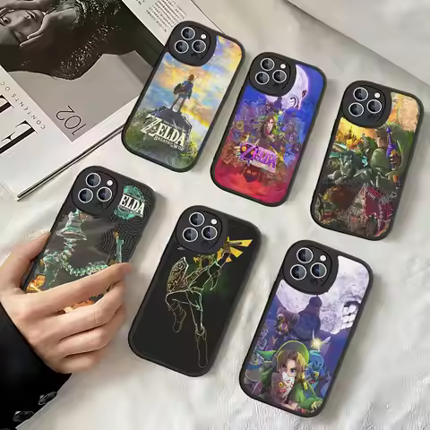 Game L-Legends Of The Z-Zelda Phone Case Hard Leather For IPhone 16 15 14 13 12 Mini 11 14 Pro Max X