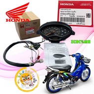 TKD เรือนไมล์ HONDA WAVE 125S หัวเถิก ดิจิตอล รุ่นสตาร์ทมือ พร้อมสายไฟไมล์ รหัส 37200-KPH-305
