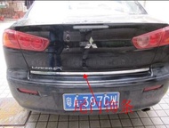 สายไฟสแตนเลสสำหรับป้องกันประตูกระโปรงหลัง Mitsubishi Lancer Evolution 10-14 ชิ้นส่วนตกแต่งรถยนต์