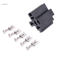 EC 40A 5 Pin Relay Connector Socket with 5 x 6 3mm Terminals Car Truck Vehicle