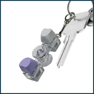Clicky Keyboard Fidget Sensory Relaxation Keychain with Lights Portable Light Up Keyboard Keychain f