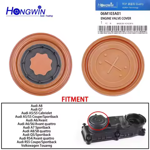 06M103515F VALVE COVER Membrane Rubber 06M103A01 For Audi A5 S5 Cabriolet A6 Avant A7 A8 S8 Q5 06M10