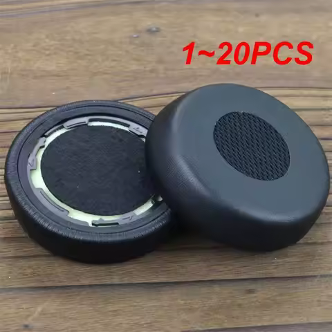 1~20PCS Leather Cushion Cover For Jabra evolve 20se 30II 40 65 75 Earpads Cover Sponge Soft Headphon