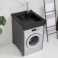 Balcony Laundry Cabinet Washing Machine Cabinet Aluminum Laundry Cabinet Storage Cabinet Hanging Cab