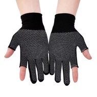 Black anti-slip Gloves with 2 fingers for men and women - Gloves