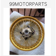 ex5dream dash ex5 c70 y110 ego rim 1.60x17 chrome hub alloy rim lidi gold alloy rim set wave125 lc13