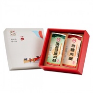 【台糖】台糖福祿雙全禮盒(海苔芝麻肉酥300g+肉酥300g/禮盒)(830H44)