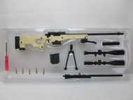 &lt;軍火庫&gt;精密國際AWM狙擊步槍/L96A1~比例1/6~12吋人型適用~minitoys-m06(沙漠色)