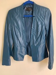 River Island土耳其藍皮衣外套/夾克