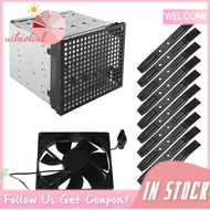 Storage Expansion Hard Drive Cage DIY Hard Drive Disk Cage Rack 5.25 Inch to 5X 3.5Inch Bracket with