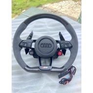 AUDI R8 STEERING FLAT BOTTOM R8 FOR ALL MODEL AUDI USE RS STEERING SET A4 A5 A6 B8 B8.5 B9 C6 C7 Q5 
