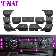 9/11pcs Dash AC Ventilation Button Max Knob Heater Climate Control For BMW 1 3 X1 X3 E81 E82 E87 E88