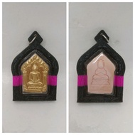 坤平 - 背面古曼童乔玛尼贴 - 龙婆醒 - 瓦拉罕涯寺庙 - 拉勇府 - 佛历2559年