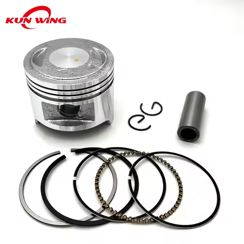 Motorcycle 53.5mm Piston Kit (14mm Pin) for Qingqi Suzuki QS110 FD110 QS FD 110 110cc Engine Spare P