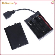 Delication 3*AA battery box with usb port for building blo led light kit with switch New