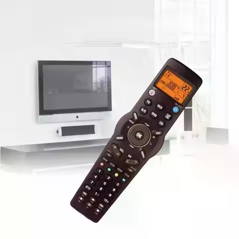 1Pcs Smart Universal Remote Control For TV/TXT DVD CD VCR SAT/CABLE And A/C RM-991 6 In 1 Learning I