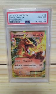 2016 POKEMON XY CHARIZARD EX EVOLUTIONS PSA 10