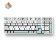 MCHOSE G98 Pro RGB 3 Mode Keyboard 烈焰橙軸 雲石藍