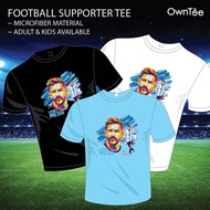 FIFA World Cup MESSI 02 Supporter Jersey Football ARGENTINA Jersey Bola Sepak Adult