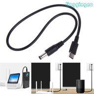 RR Fast Speed Charging Cord Type C to DC5521 Cable with DC4017 Adapter Converter