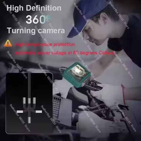3.9mm/6mm 360 Degree Steering 7" Screen Industrial Borescope Endoscope HD1080P Industrial Endoscope 