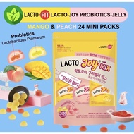 Lacto Fit Lacto Joy Probiotics Gummy - 25g x 24 Packs (12packs Mango+12packs Peach) Lacto Fit Joy 益生