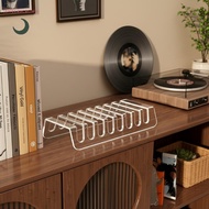 Clear Acrylic CD Display Shelf Multifunctional 6 Grid 8 Grid Organizer for Living Room Decor [VN]