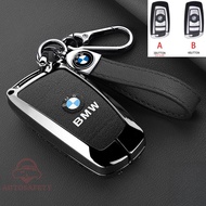 Zinc Alloy Leather Car Key Case Cover For BMW 1 3 5 7 Series X1 X3 X4 X5 F10 F15 F16 F20 F30 F18 F25