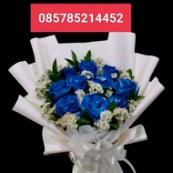 bunga mawar /bunga mawar biru/ buket mawar biru/ buket bunga
