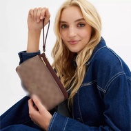 [INCOMING ETA 30 DAYS] Double Zip Wallet In Signature Canvas in Tan/Brown (CX161)