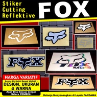 Reflective Cutting Sticker: "FOX"