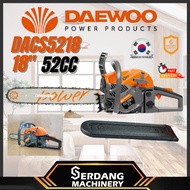 Daewoo 18" Chainsaw (52CC) DACS5218 With 18" Chain - Brand From KOREA