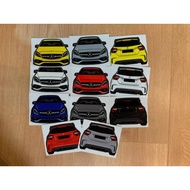 MERCEDES AMG A45 UV STICKER
