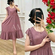 DRESS POLOS BUSUI FRENDLY - DASTER POLOS - DRESS CHIBI POLOS - DASTER CHIBI POLOS - BAJU IBU HAMIL -