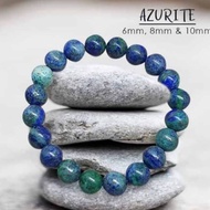 Azurite Stone Crystal Bracelet