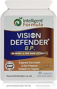 Bilberry & Pine Bark Extract Supplement: VISION DEFENDER BP – Natural Powerful Antioxidants Anthocya