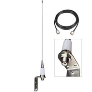 4ft Marine Stainless Steel CB Radio Antenna 24.5-29.5MHz for Ship Station, Anytone, Luiton