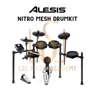 Alesis Nitro Mesh complete 8-piece electronic drum kit centred around  Alesis Mesh head drum technology